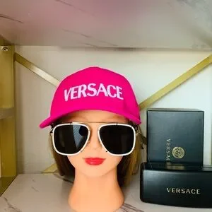 Versace | Accessories | Versace Pink Hat With White 